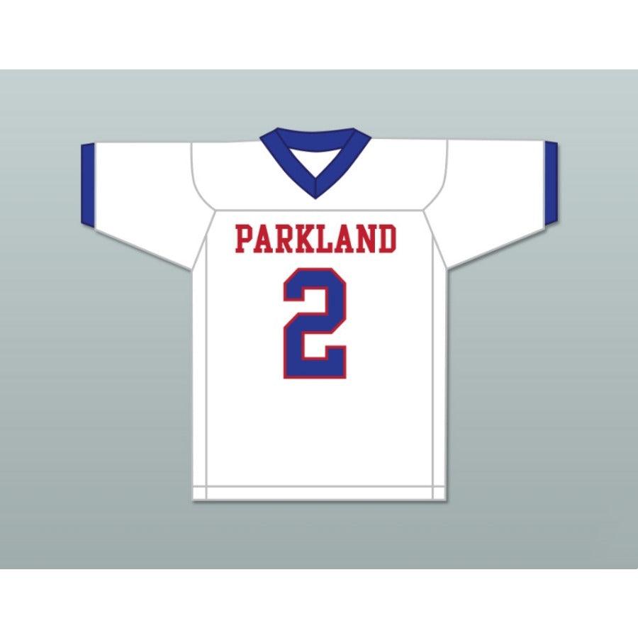 CUSTOM ANY Name Number LEE KPOGBA 2 PARKLAND HIGH SCHOOL MUSTANGS Football Jersey Top Stitched S-6XL