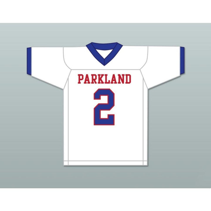 CUSTOM ANY Name Number LEE KPOGBA 2 PARKLAND HIGH SCHOOL MUSTANGS Football Jersey Top Stitched S-6XL
