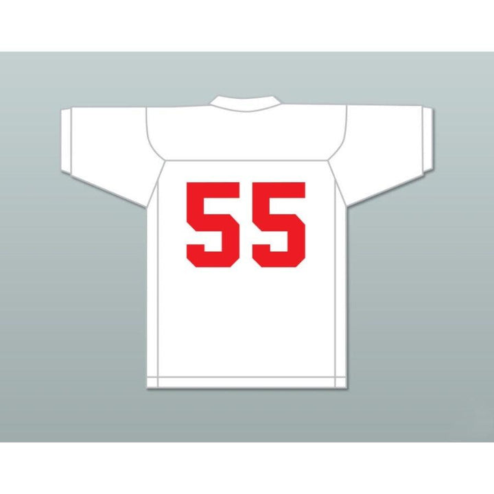 CUSTOM ANY Name Number B.J. CAINE 55 MINNVILLE HIGH SCHOOL GRIZZLIES Football Jersey Top Stitched S-6XL