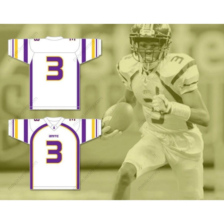 CUSTOM ANY Name Number DEVONTA SMITH 3 AMITE MAGNET SCHOOL Football Jersey Top Stitched S-6XL
