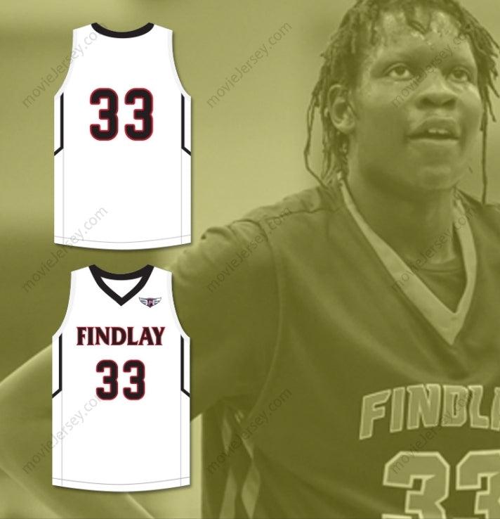 CUSTOM ANY Name Number BOL BOL 33  PREP WHITE BASKETBALL JERSEY 1 Top Stitched S-6XL