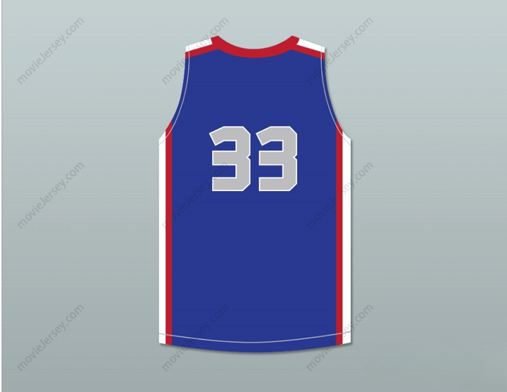 CUSTOM ANY Name Number TACKO FALL 33 EACH 1 TEACH 1 ELITE AAU BLUE BASKETBALL JERSEY 1 Top Stitched S-6XL