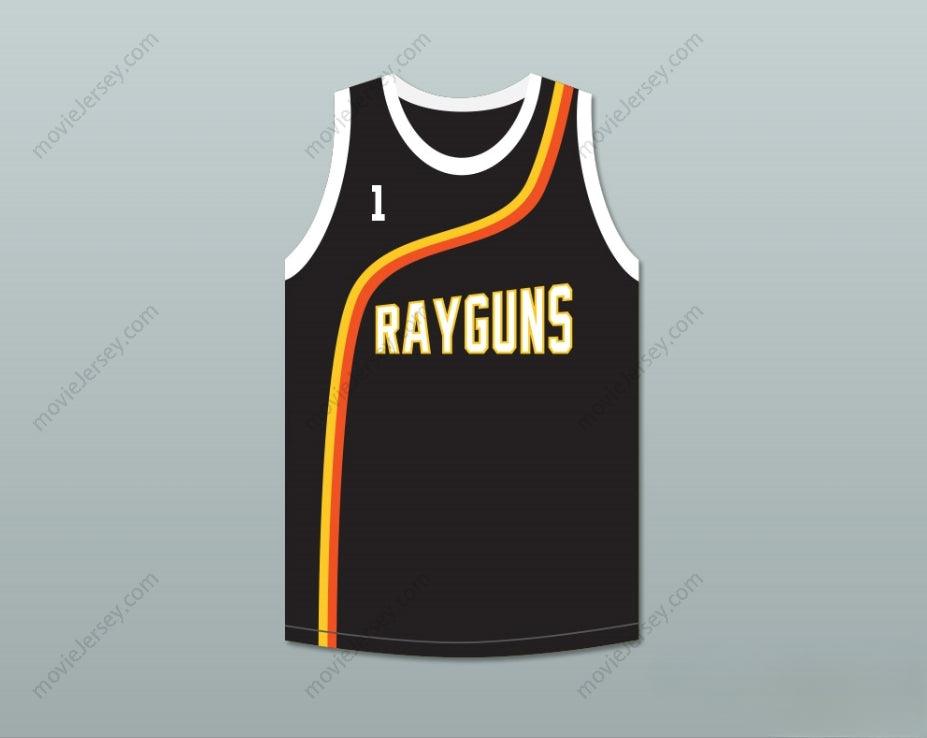 CUSTOM ANY Name Number BARON DAVIS 1 ROSWELL RAYGUNS BLACK BASKETBALL JERSEY Top Stitched S-6XL