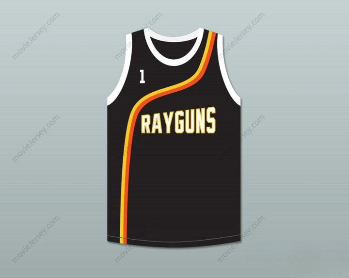 CUSTOM ANY Name Number BARON DAVIS 1 ROSWELL RAYGUNS BLACK BASKETBALL JERSEY Top Stitched S-6XL
