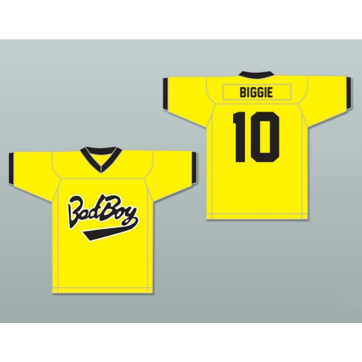 CUSTOM ANY Name Number BIGGIE SMALLS 10 BAD BOY FOOTBALL JERSEY Top Stitched S-6XL