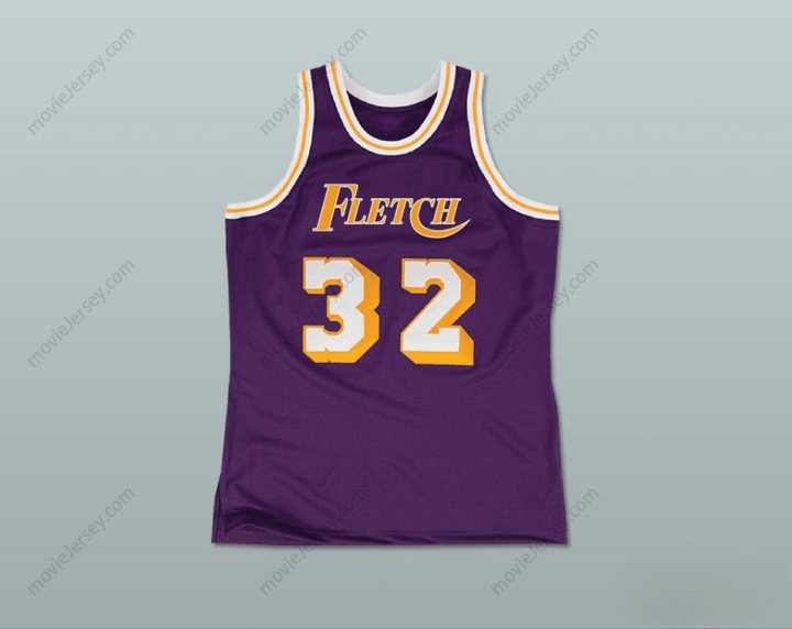 CUSTOM ANY Name Number FLETCH ALIAS SERIES GORDON LIDDY 32 BASKETBALL JERSEY Top Stitched S-6XL