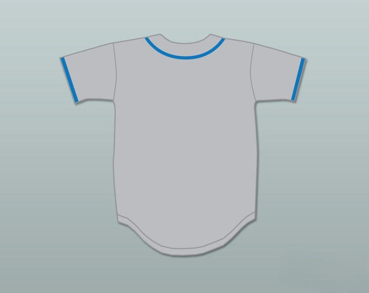 Custom Any Name Number GEORGE PLIMPTON EXHIBITION GAME GRAY BASEBALL JERSEY PAPER LION Top Stitched S-6XL