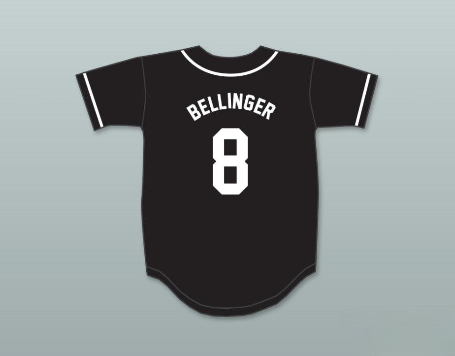 Custom Any Name Number CODY BELLINGER 8 HAMILTON HIGH SCHOOL HUSKIES BLACK BASEBALL JERSEY 2 Top Stitched S-6XL