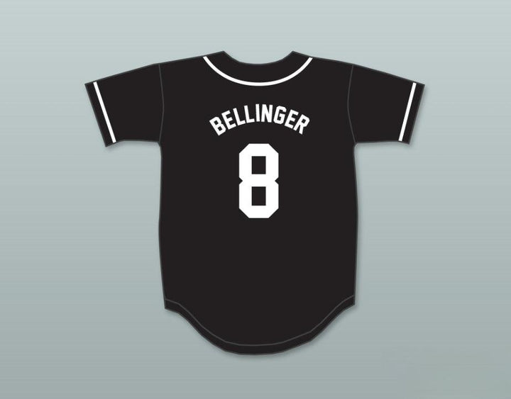 Custom Any Name Number CODY BELLINGER 8 HAMILTON HIGH SCHOOL HUSKIES BLACK BASEBALL JERSEY 2 Top Stitched S-6XL