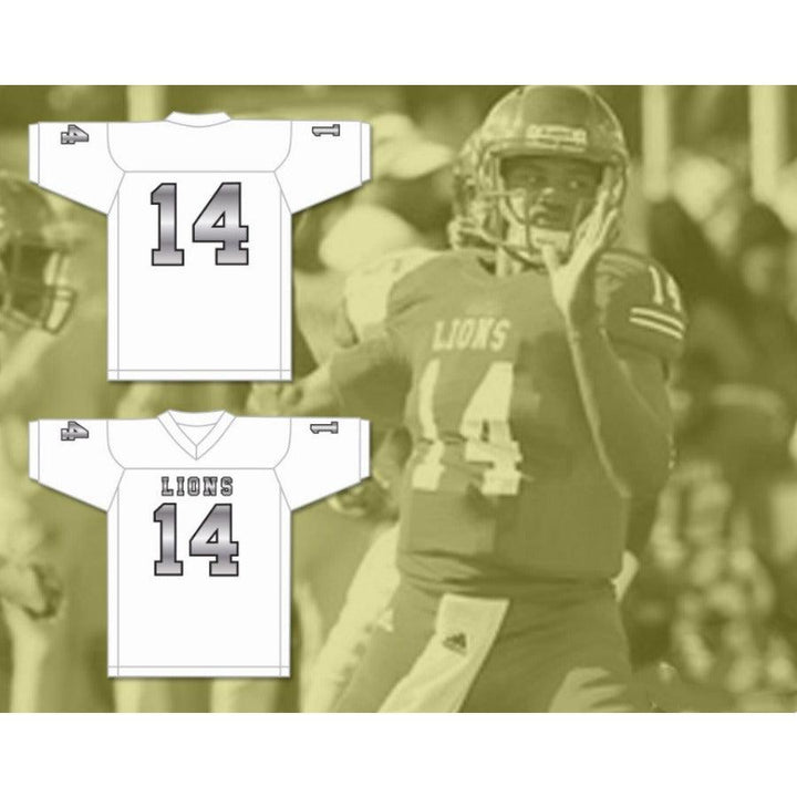 CUSTOM ANY Name Number DE'ANDRE JOHNSON 14 EMCC LIONS Football Jersey Top Stitched S-6XL