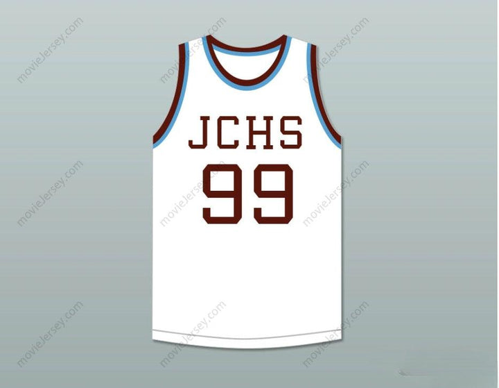 CUSTOM ANY Name Number GEORGE MIKAN 99 JOLIET CATHOLIC HIGH SCHOOL HILLTOPPERS WHITE BASKETBALL JERSEY 2 Top Stitched S-6XL