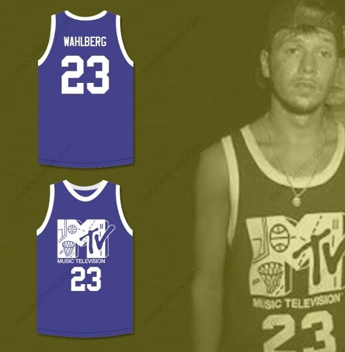 CUSTOM ANY Name Number DONNIE WAHLBERG 23 BASKETBALL JERSEY FIRST ANNUAL ROCK N' JOCK B-BALL JAM 1991 Top Stitched S-6XL