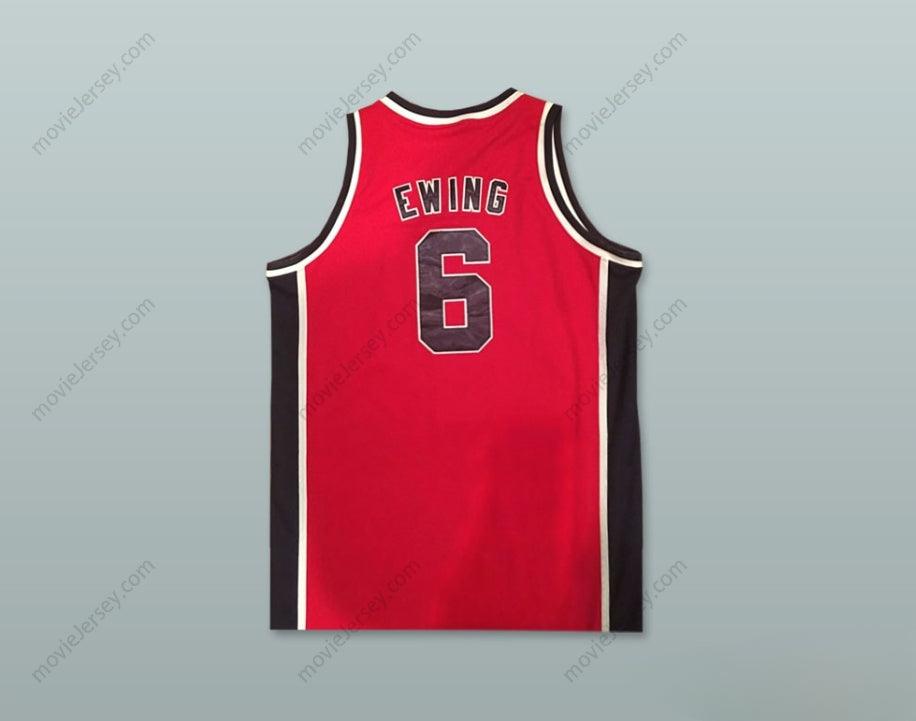 CUSTOM ANY Name Number PATRICK EWING 6 USA RED BASKETBALL JERSEY Top Stitched S-6XL