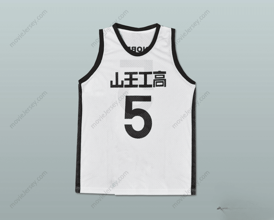 CUSTOM ANY Name Number SLAM DUNK SANNOH 5 MASAHIRO NOBE BASKETBALL JERSEY MANGA Top Stitched S-6XL