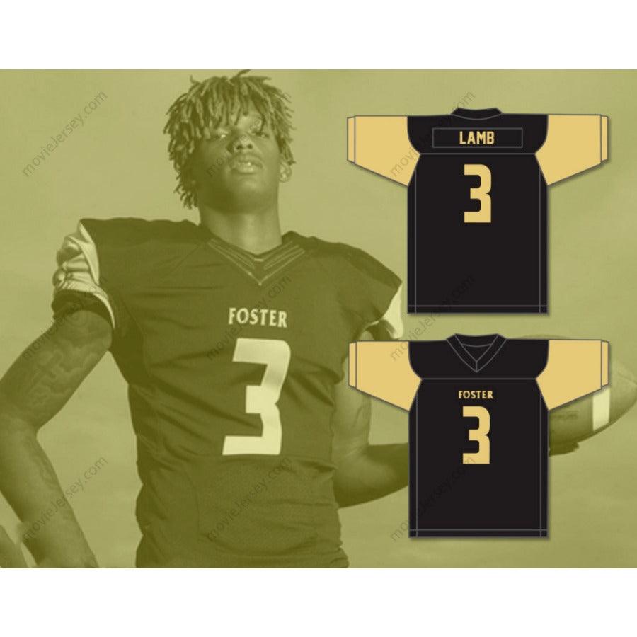 CUSTOM ANY Name Number CEEDEE LAMB 3 FOSTER HIGH SCHOOL FALCONS Football Jersey Top Stitched S-6XL