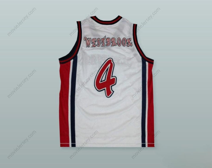 CUSTOM ANY Name Number RUSSELL WESTBROOK 4 LEUZINGER HIGH SCHOOL OLYMPIANS BASKETBALL JERSEY Top Stitched S-6XL
