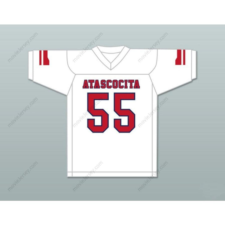 CUSTOM ANY Name Number KENYON GREEN 55 ATASCOCITA HIGH SCHOOL  Football Jersey Top Stitched S-6XL