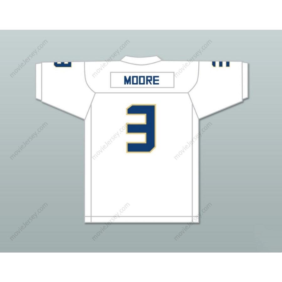 CUSTOM ANY Name Number SKYY MOORE 3 SHADY SIDE ACADEMY BULLDOGS Football Jersey Top Stitched S-6XL