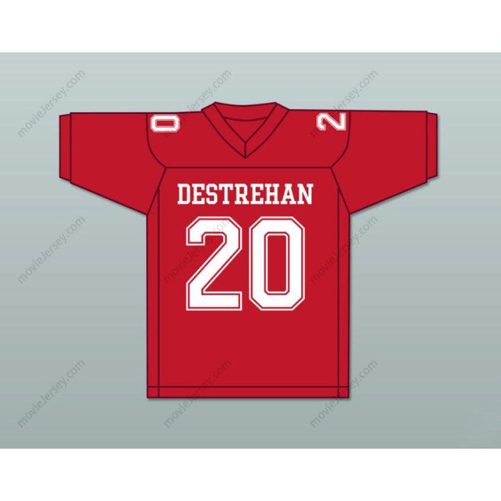 CUSTOM ANY Name Number ED REED 20 DESTREHAN HIGH SCHOOL FIGHTING WILDCATS FOOTBALL JERSEY Top Stitched S-6XL
