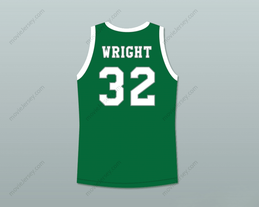CUSTOM ANY Name Number MONICA WRIGHT 32 CRENSHAW HIGH SCHOOL GREEN BASKETBALL JERSEY LOVE AND BASKETBALL Top Stitched S-6XL