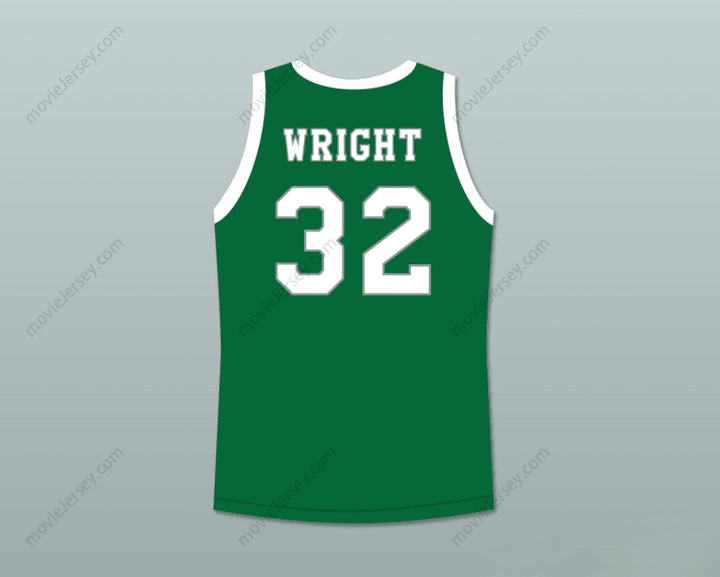 CUSTOM ANY Name Number MONICA WRIGHT 32 CRENSHAW HIGH SCHOOL GREEN BASKETBALL JERSEY LOVE AND BASKETBALL Top Stitched S-6XL