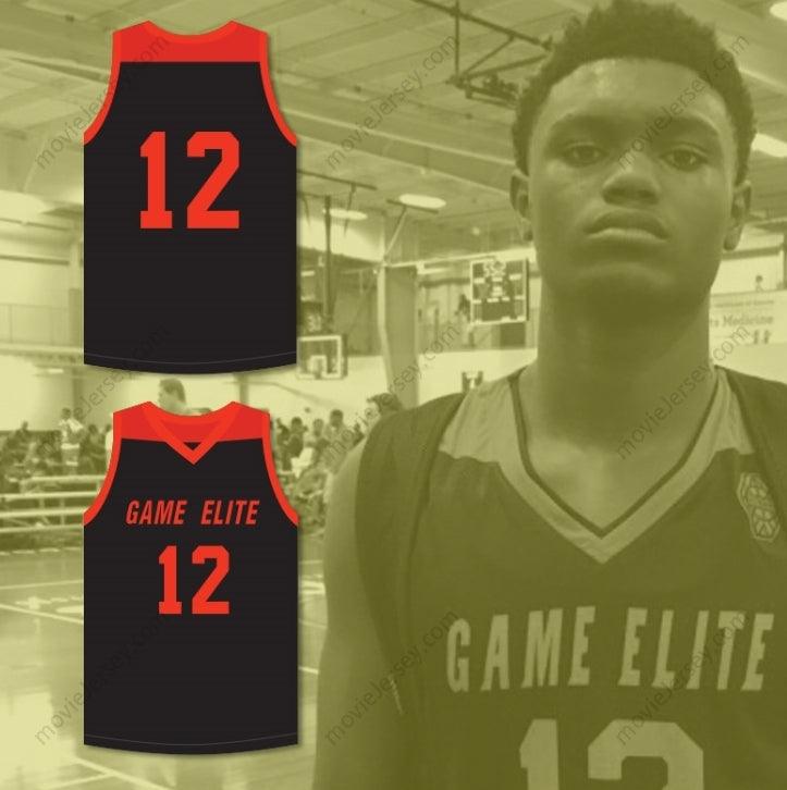 CUSTOM ANY Name Number ZION WILLIAMSON 12 GAME ELITE BLACK BASKETBALL JERSEY 1 Top Stitched S-6XL