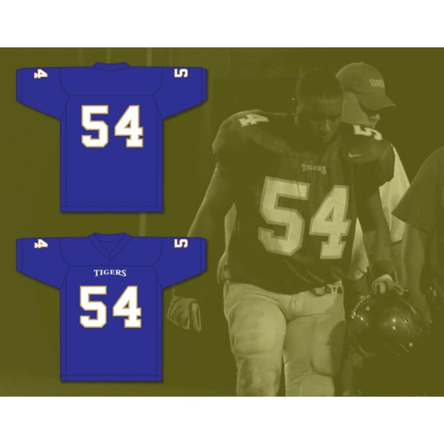 CUSTOM ANY Name Number MONTRAIL MONEY BROWN 54 MANASSAS TIGERS HIGH SCHOOL Football Jersey Top Stitched S-6XL