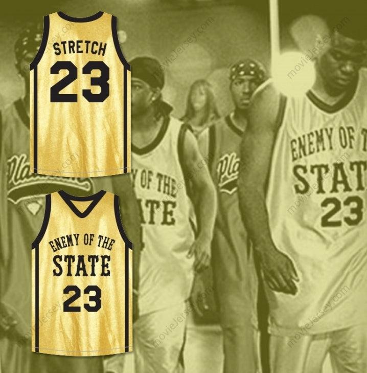 CUSTOM ANY Name Number MARVIN COLLINS STRETCH 23 ENEMY OF THE STATE BASKETBALL JERSEY CROSSOVER Top Stitched S-6XL