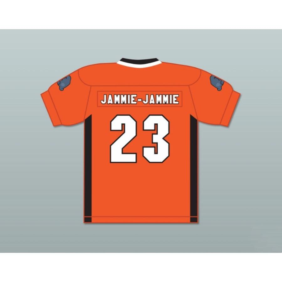 CUSTOM ANY Name Number JAMMIE JAMMIE-JAMMIE 23 RHINOS FOOTBALL JERSEY WITH PATCHES KEY PEELE Top Stitched S-6XL