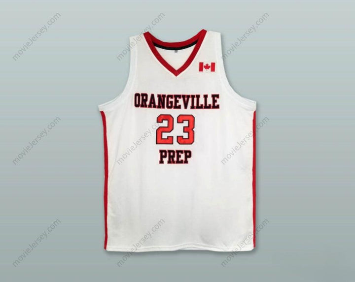 CUSTOM ANY Name Number JAMAL MURRAY 23 ORANGEVILLE PREP WHITE BASKETBALL JERSEY Top Stitched S-6XL
