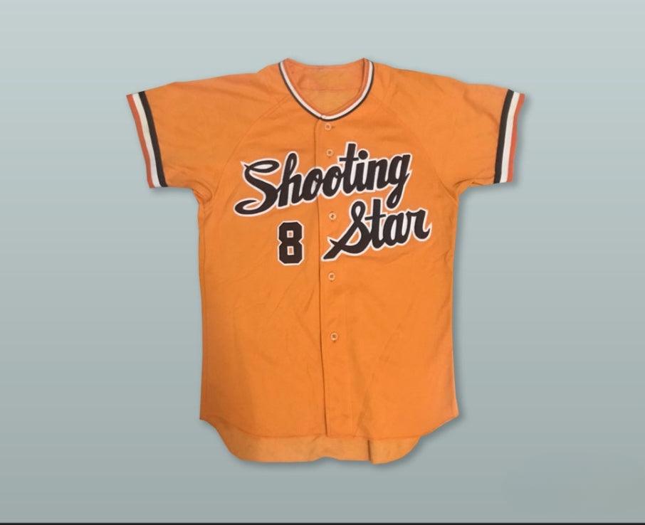 Custom Any Name Number SHOOTING STAR 8 ORANGE BASEBALL JERSEY Top Stitched S-6XL