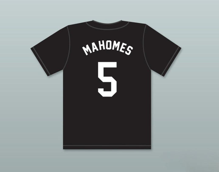 Custom Any Name Number PATRICK MAHOMES 5 WHITEHOUSE HIGH SCHOOL WILDCATS BLACK BASEBALL JERSEY 2 Top Stitched S-6XL