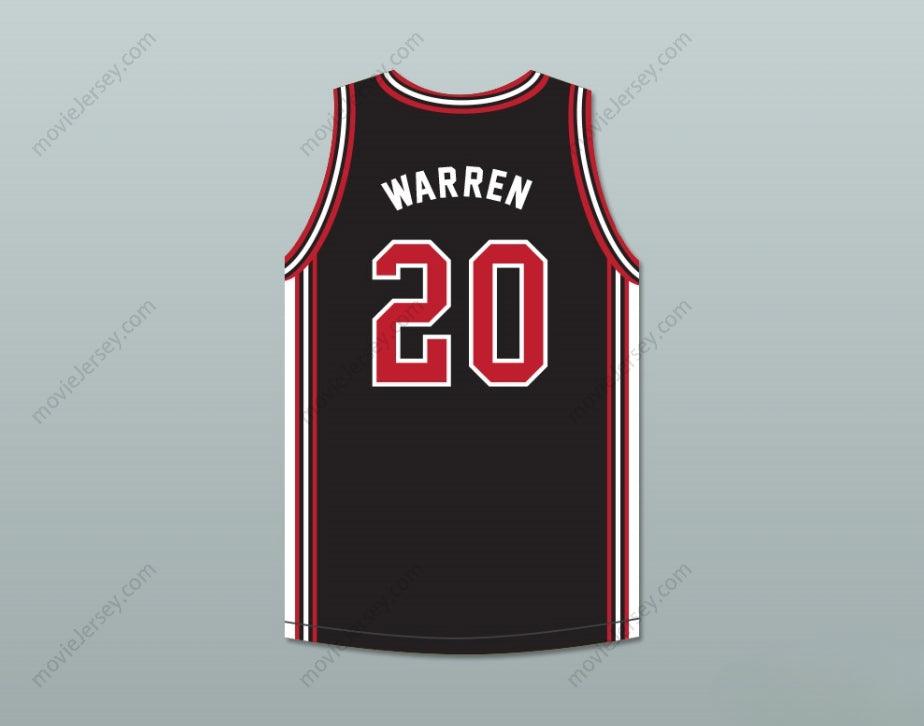 CUSTOM ANY Name Number MILTON WARREN 20 BLACK BASKETBALL JERSEY IN THE HOUSE Top Stitched S-6XL