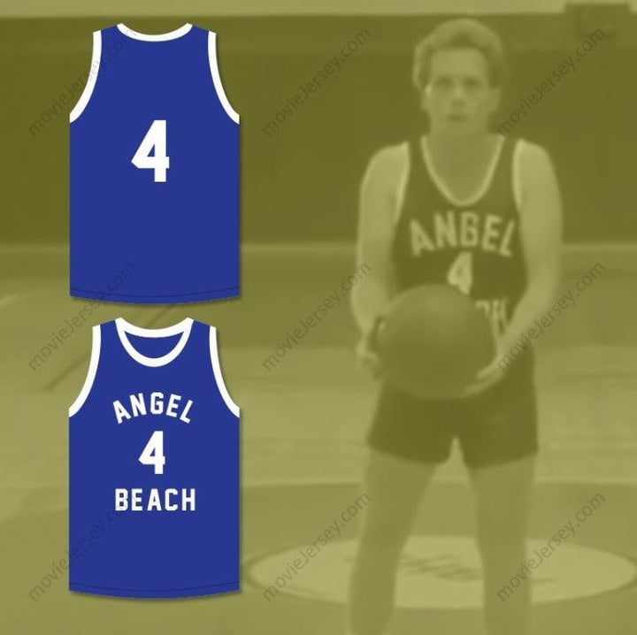 CUSTOM ANY Name Number PEE WEE MORRIS 4 ANGEL BEACH  BASKETBALL JERSEY PORKY'S REVENGE Top Stitched S-6XL
