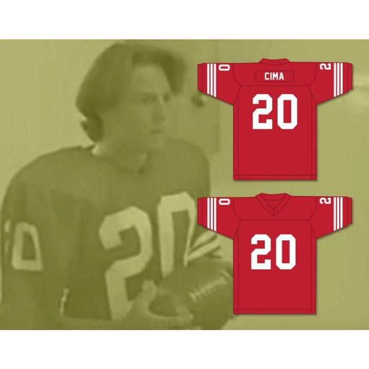CUSTOM ANY Name Number GREG CIMA 20 WEST HIGH SCHOOL FOOTBALL JERSEY WINDRUNNER Top Stitched S-6XL
