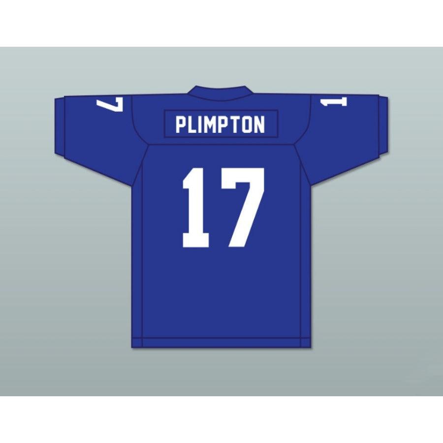 CUSTOM ANY Name Number GEORGE PLIMPTON 17 DETROIT PRACTICE Football Jersey Top Stitched S-6XL