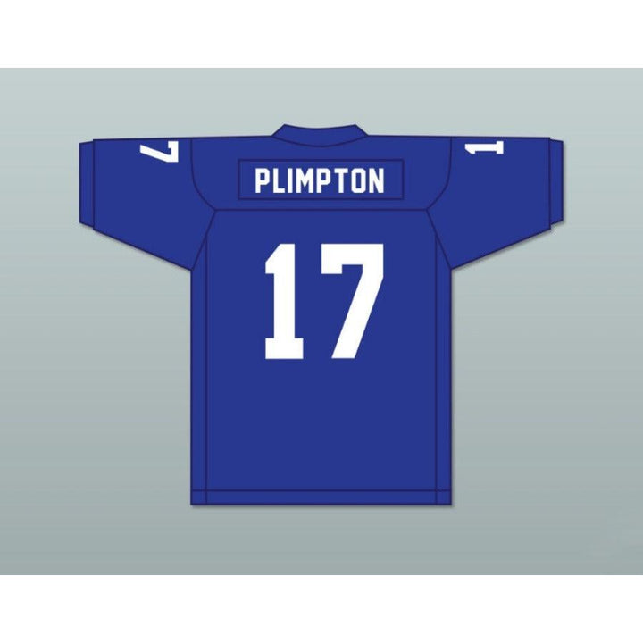 CUSTOM ANY Name Number GEORGE PLIMPTON 17 DETROIT PRACTICE Football Jersey Top Stitched S-6XL