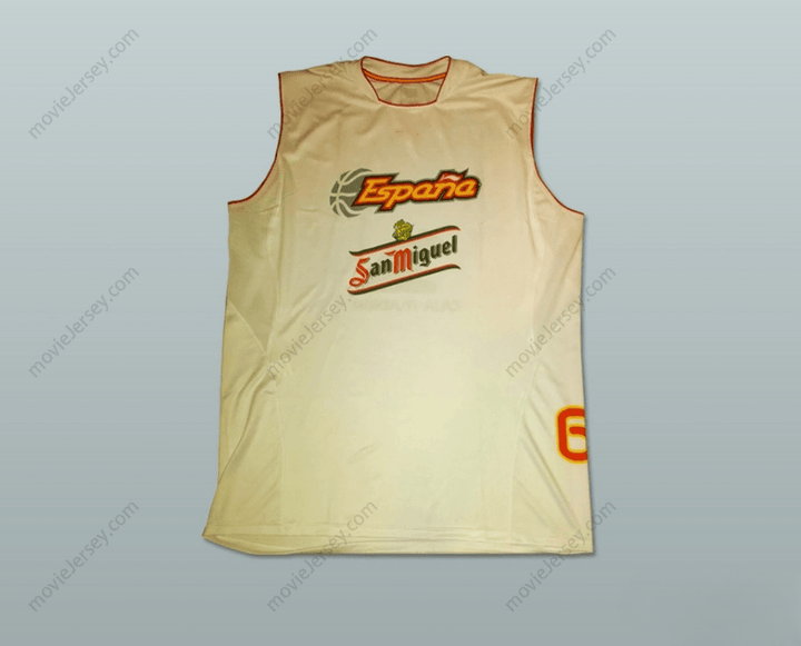CUSTOM ANY Name Number RICKY RUBIO ESPANA SPAIN NATIONAL TEAM BASKETBALL JERSEY STITCH SEWN Top Stitched S-6XL