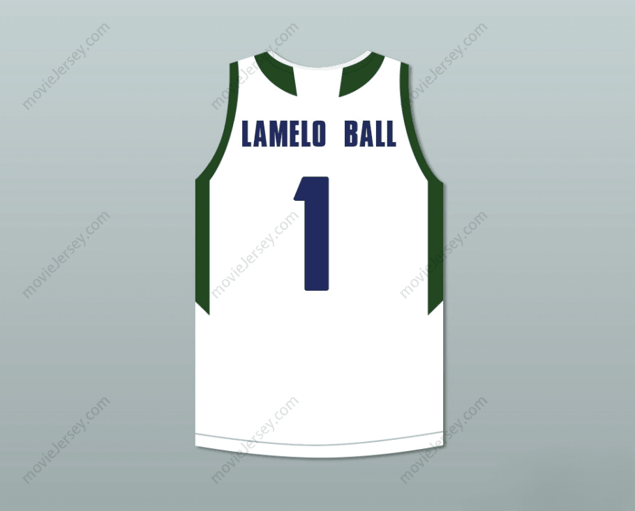 CUSTOM ANY Name Number LAMELO BALL 1 CHINO HILLS HUSKIES WHITE BASKETBALL JERSEY WITH PATCH 2 Top Stitched S-6XL