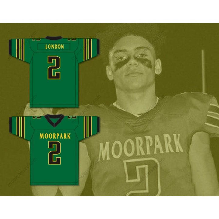 CUSTOM ANY Name Number DRAKE LONDON 2 MOORPARK HIGH SCHOOL MUSKETEERS Jersey Top Stitched S-6XL