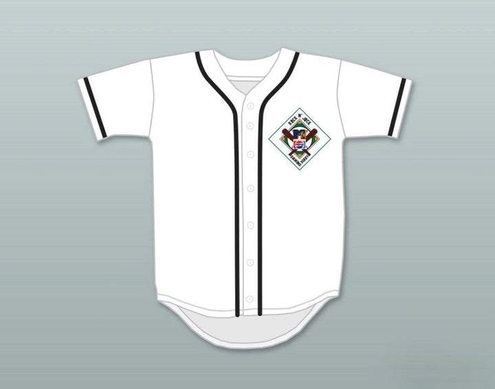 Custom Any Name Number SHAWON DUNSTON 15 SALAMANDERS BASEBALL JERSEY 1ST ANNUAL ROCK N' JOCK DIAMOND DERBY Top Stitched S-6XL