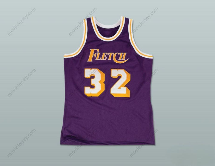 CUSTOM ANY Name Number FLETCH ALIAS SERIES MATTRESS POLICE 32 BASKETBALL JERSEY Top Stitched S-6XL