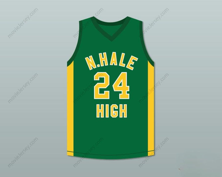 CUSTOM ANY Name Number BRUNO MARS 24 N. HALE HIGH SCHOOL BASKETBALL JERSEY YOUNG, WILD AND FREE Top Stitched S-6XL