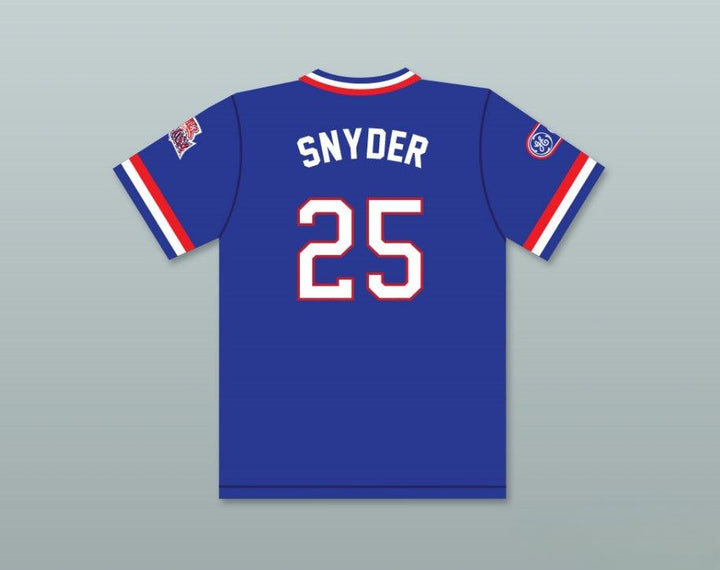 Custom Any Name Number CORY SNYDER 25 1984 USA TEAM BLUE BASEBALL JERSEY Top Stitched S-6XL