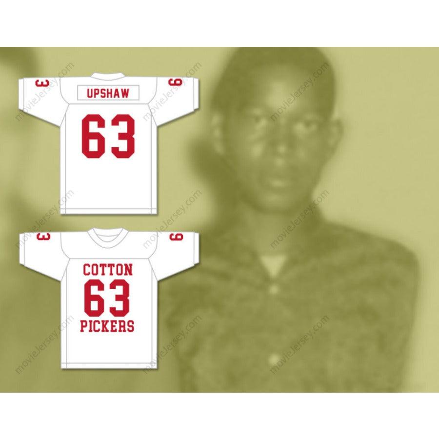 CUSTOM ANY Name Number GENE UPSHAW 63 ROBSTOWN HIGH SCHOOL COTTON PICKERS Football Jersey Top Stitched S-6XL
