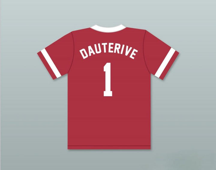 Custom Any Name Number BILL DAUTERIVE 1 ARLEN SOUTH YOUTH BASEBALL A.S.Y.B. BASEBALL JERSEY Top Stitched S-6XL