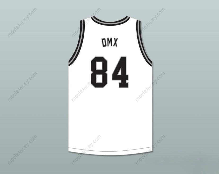 CUSTOM ANY Name Number DMX 84 ROUGH RYDERS WHITE BASKETBALL JERSEY 3 Top Stitched S-6XL