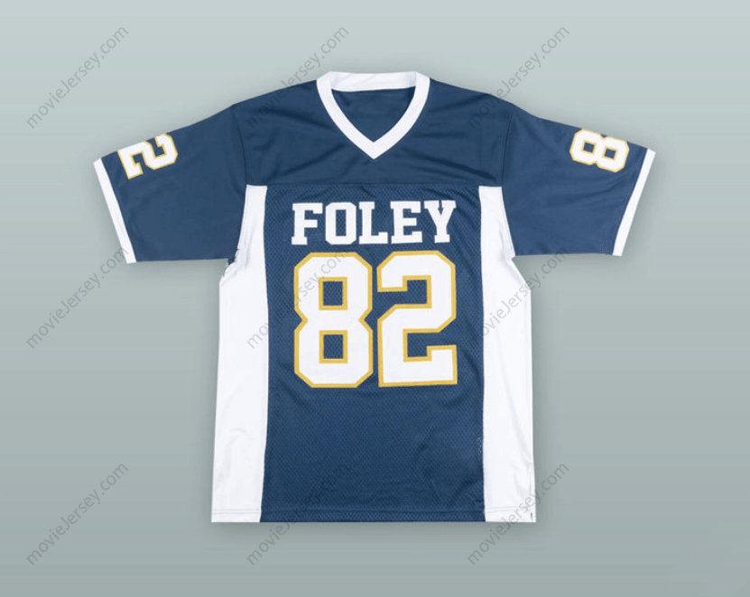 CUSTOM ANY Name Number JULIO JONES 82 FOLEY HIGH SCHOOL LIONS BLUE FOOTBALL JERSEY Top Stitched S-6XL