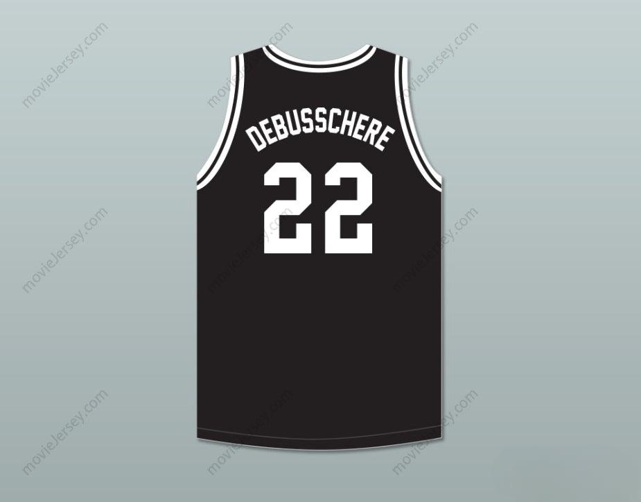 CUSTOM ANY Name Number DAVE DEBUSSCHERE 22 AUSTIN CATHOLIC PREPARATORY SCHOOL FRIARS BLACK BASKETBALL JERSEY Top Stitched S-6XL