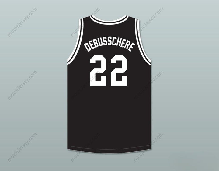 CUSTOM ANY Name Number DAVE DEBUSSCHERE 22 AUSTIN CATHOLIC PREPARATORY SCHOOL FRIARS BLACK BASKETBALL JERSEY Top Stitched S-6XL